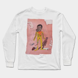 Slither and Soar | Rainbow Bones | Original Surreal Painting | Wet Dream Disaster Art by Tyler Tilley Long Sleeve T-Shirt